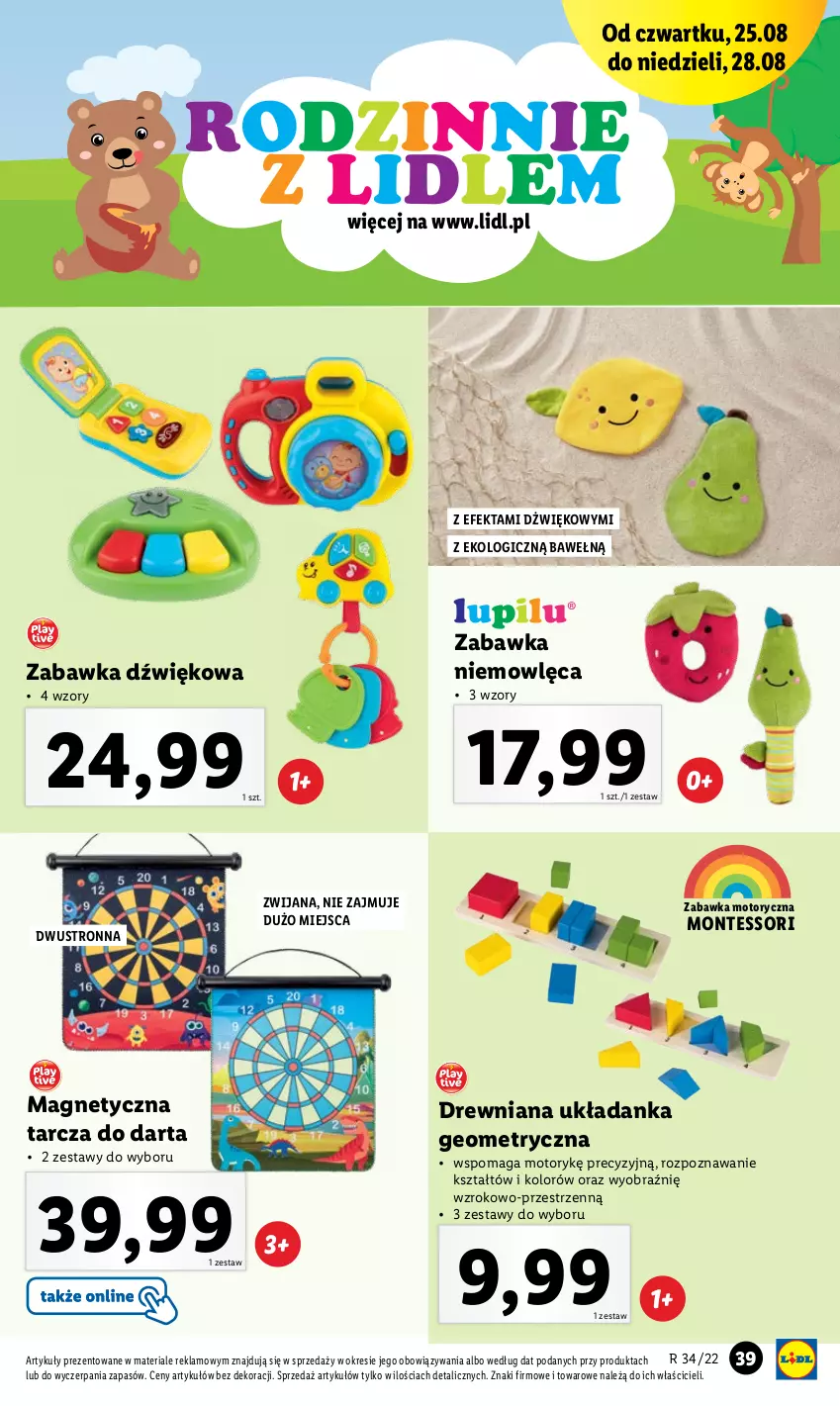 Gazetka promocyjna Lidl - GAZETKA - ważna 22.08 do 28.08.2022 - strona 41 - produkty: Monte, Układanka, Zabawka