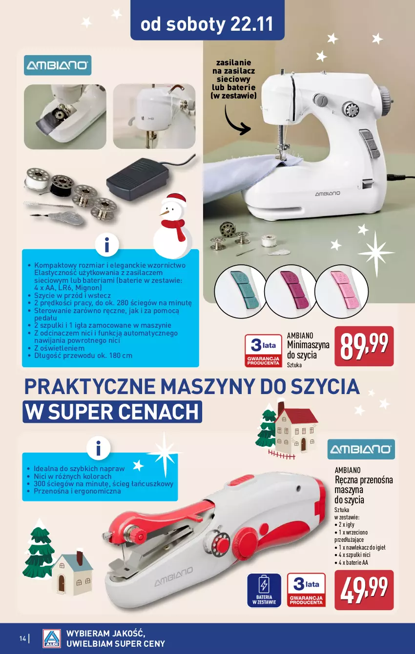 Gazetka promocyjna Aldi - Artykuły przemysłowe i tekstylia - ważna 19.11 do 22.11.2025 - strona 14 - produkty: Bateria, Silan, Szyna, Szyny