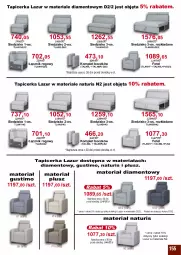 Gazetka promocyjna Bodzio - Gazetka - ważna od 31.12 do 31.12.2024 - strona 155 - produkty: Gra, Tapicerka, Siedzisko, Fotel, Lazur