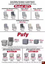 Gazetka promocyjna Bodzio - Gazetka - ważna od 31.12 do 31.12.2024 - strona 163 - produkty: Puf, Gra, Fotel, Fa