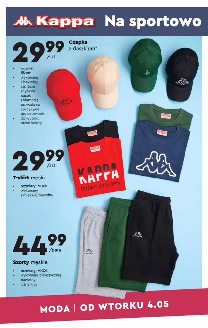 Gazetka promocyjna Biedronka - Okazje tygodnia - ważna 04.05 do 19.05.2021 - strona 4 - produkty: Pasek, Por, Sport, Szorty, T-shirt