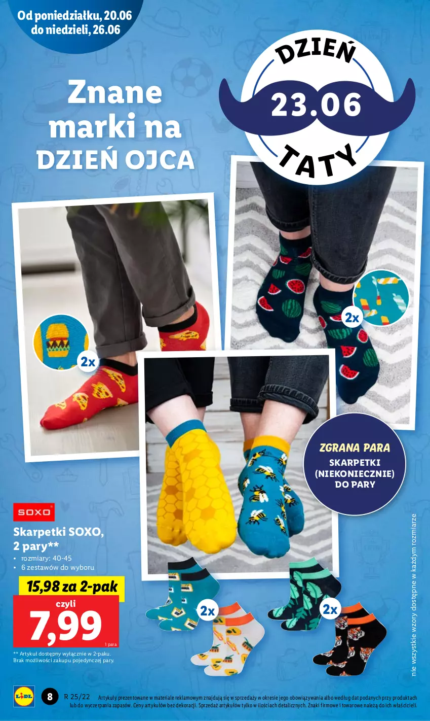 Gazetka promocyjna Lidl - GAZETKA - ważna 20.06 do 26.06.2022 - strona 10 - produkty: Gra, Karp, Skarpetki