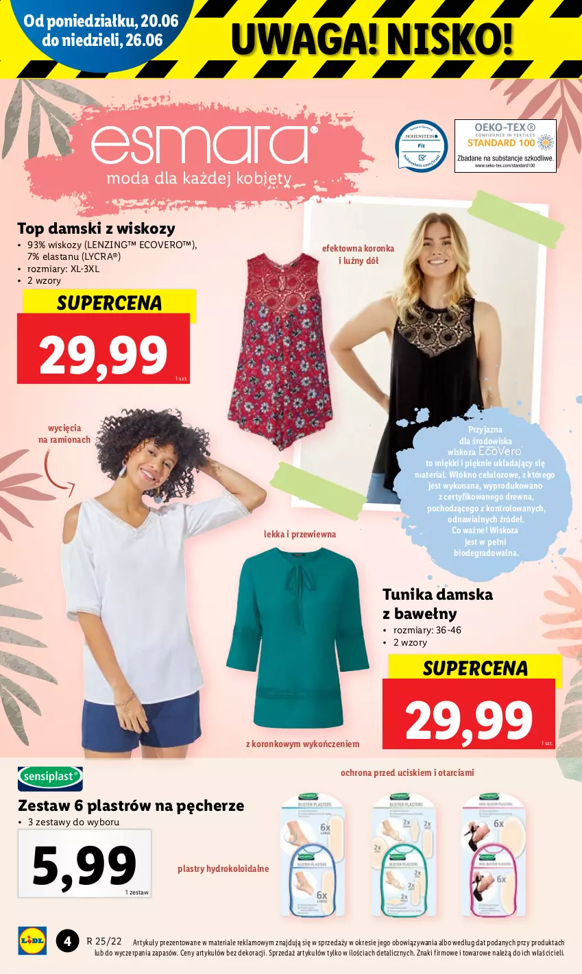 Gazetka promocyjna Lidl - GAZETKA - ważna 20.06 do 26.06.2022 - strona 6 - produkty: Gra, Moda, Top, Tunika, Waga