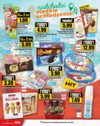 Gazetka promocyjna Topaz - Gazetka - Gazetka - ważna od 31.07 do 31.07.2024 - strona 2 - produkty: Top, Raffaello, Ferrero Rocher, Wanna, Lody, Ferrero, Oreo, Hortex, Fa