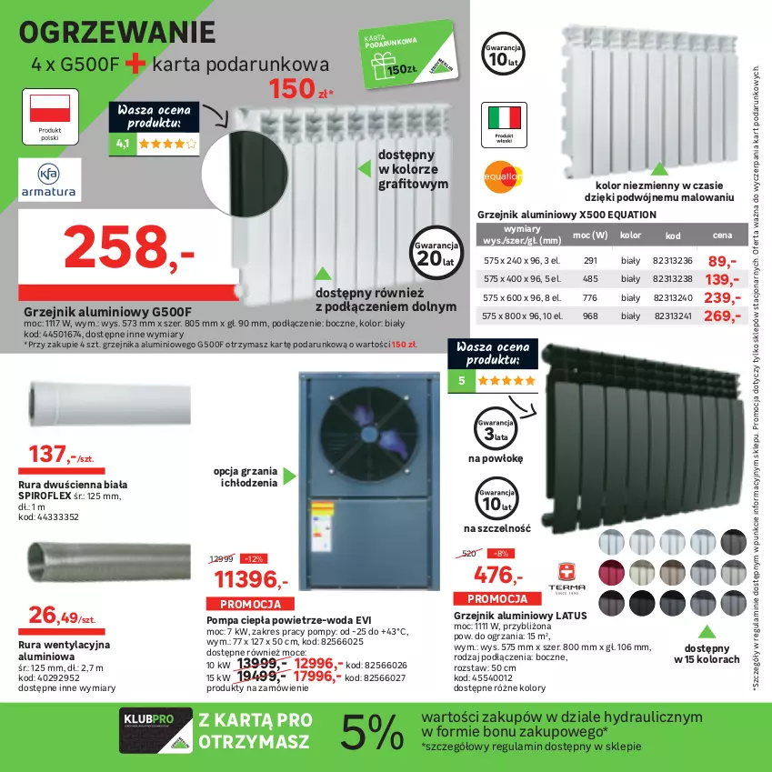 Gazetka promocyjna Leroy Merlin - Dla Fachowców i nie tylko - ważna 03.03 do 08.05.2021 - strona 12 - produkty: Gra, Grzałka, Grzejnik, Grzejnik stalowy, O nas, Ogrzewanie, Pur, Rura, Ser, Silan, Sok, Suszarki, Termos, Woda