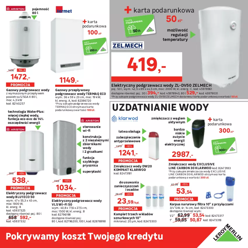 Gazetka promocyjna Leroy Merlin - Dla Fachowców i nie tylko - ważna 03.03 do 08.05.2021 - strona 19 - produkty: Grzałka, Koc, Kocioł gazowy, Kosz, Mus, Piec, Podgrzewacze, Podgrzewacze wody, Pokrywa, Pur