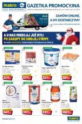 Gazetka promocyjna Makro - [Oferta promocyjna] Dostawa - Gazetka - ważna od 05.01 do 05.01.2022 - strona 1 - produkty: Mąka luksusowa, Jogurt naturalny, Ser, Jaja, Jogurt, Tortilla, Szynka, Mąka, Miód, Pulpa pomidorowa