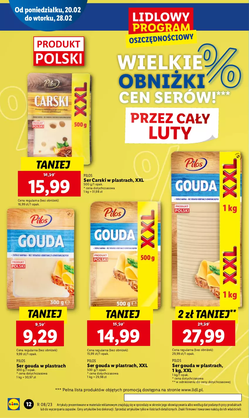 Gazetka promocyjna Lidl - GAZETKA - ważna 20.02 do 22.02.2023 - strona 18 - produkty: Cars, Gouda, Pilos, Ser