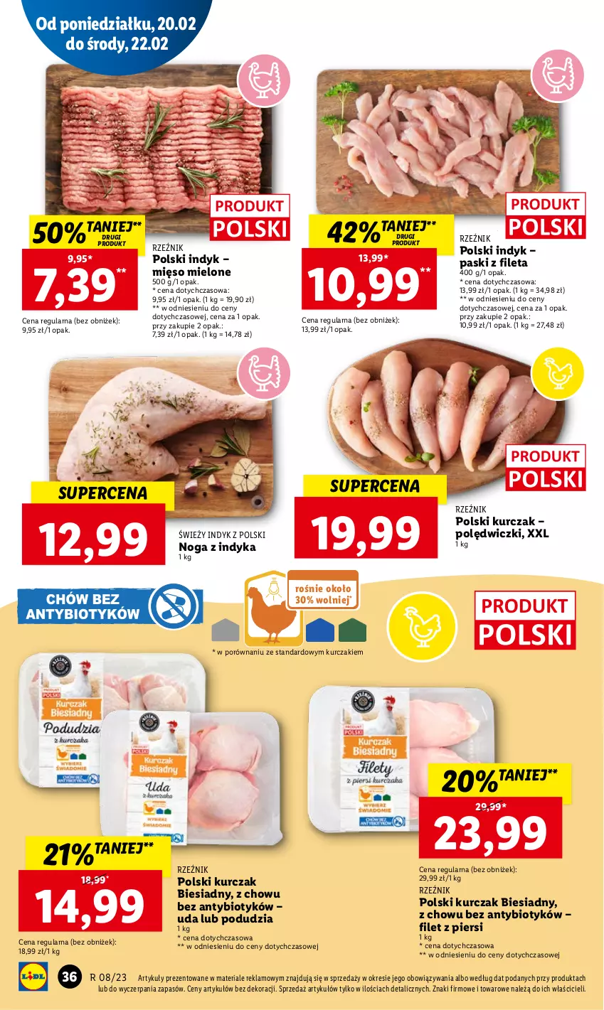 Gazetka promocyjna Lidl - GAZETKA - ważna 20.02 do 22.02.2023 - strona 44 - produkty: Kurczak, Mięso, Mięso mielone, Por