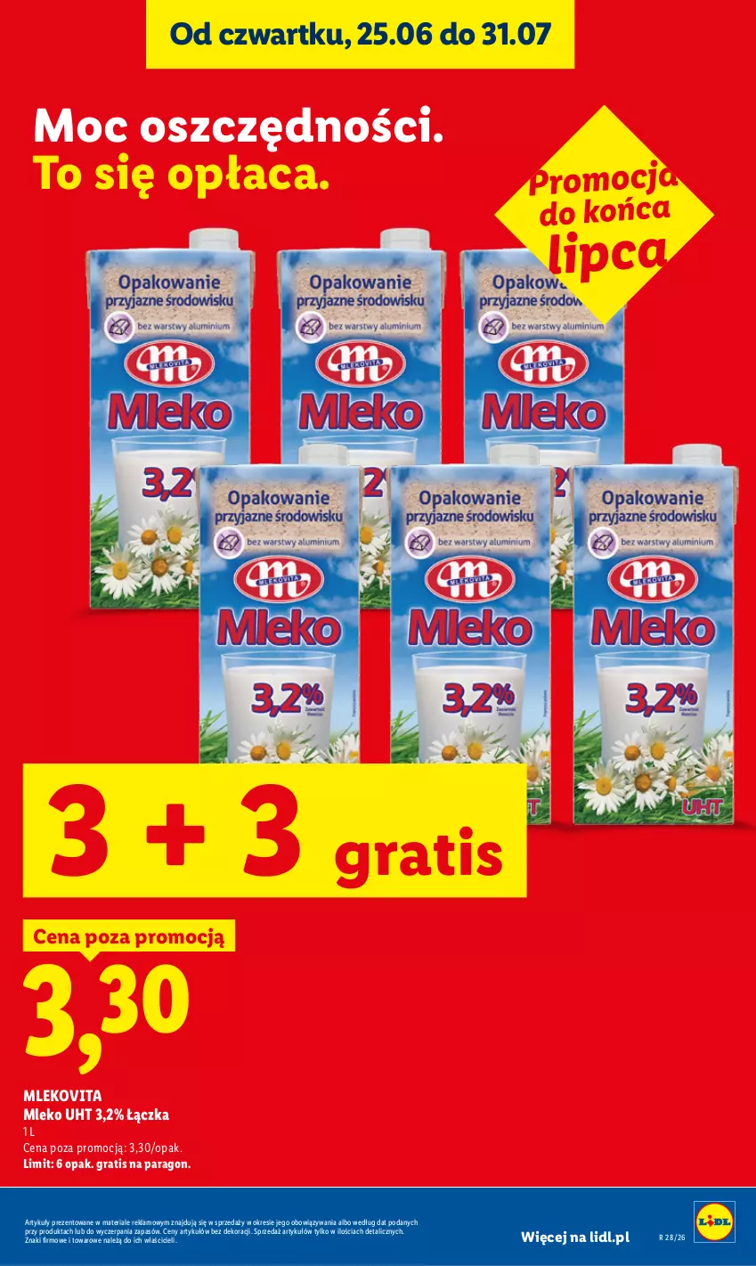 Gazetka promocyjna Lidl - Gazetka ważna od 9.07 do 11.07 - ważna 09.07 do 11.07.2026 - strona 19 - produkty: Gra, Mleko, Mlekovita