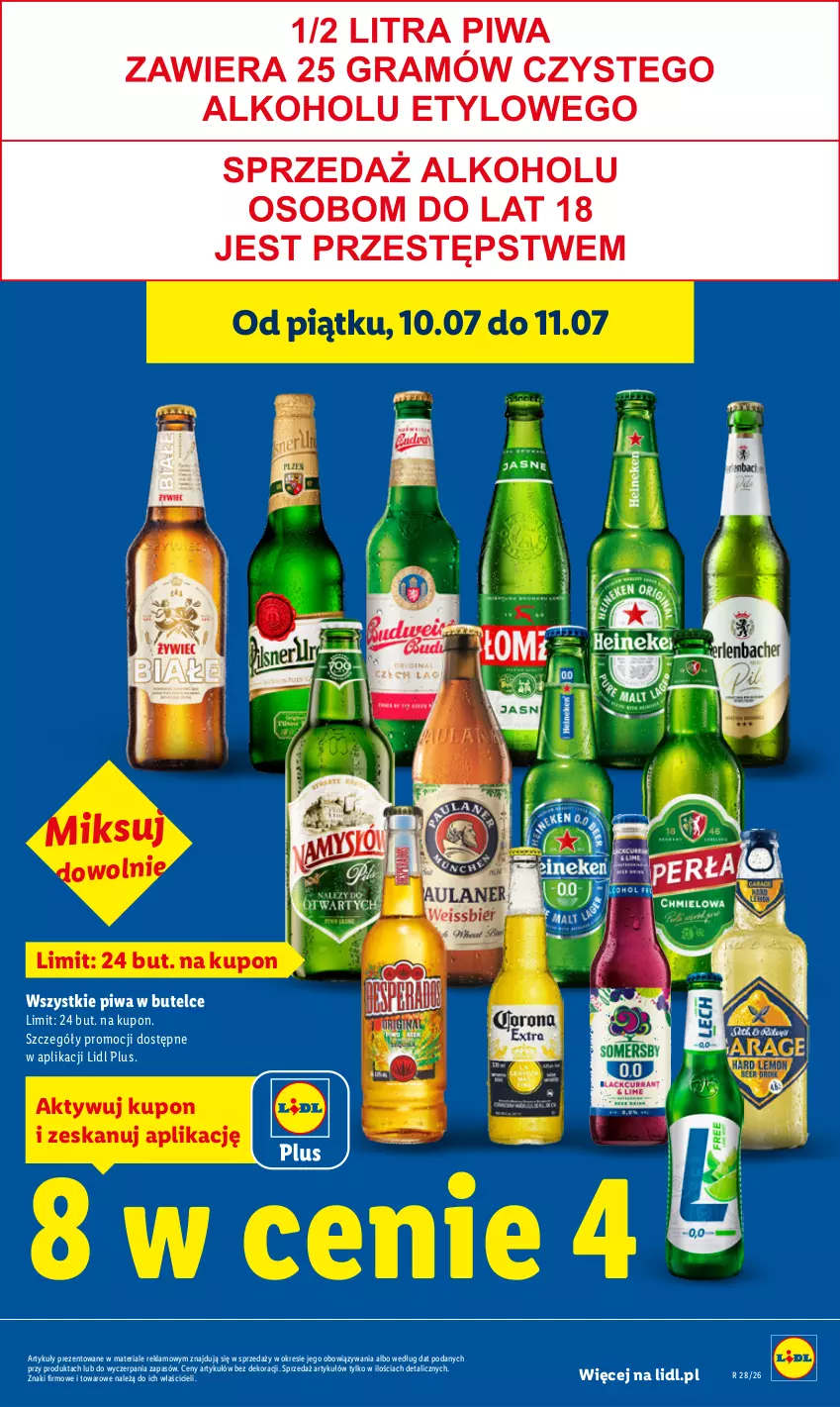 Gazetka promocyjna Lidl - Gazetka ważna od 9.07 do 11.07 - ważna 09.07 do 11.07.2026 - strona 5 - produkty: Piwa