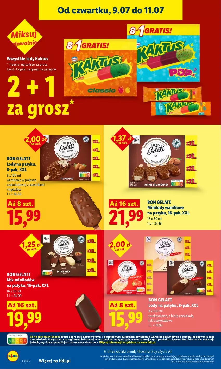 Gazetka promocyjna Lidl - Gazetka ważna od 9.07 do 11.07 - ważna 09.07 do 11.07.2026 - strona 66 - produkty: Gra, Grafika, Kaktus, Kawa, Lody