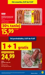 Gazetka promocyjna Lidl - Gazetka ważna od 9.07 do 11.07 - Gazetka - ważna od 11.07 do 11.07.2026 - strona 15 - produkty: Gra, PIKOK, Frankfurterki