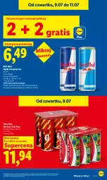Gazetka promocyjna Lidl - Gazetka ważna od 9.07 do 11.07 - Gazetka - ważna od 11.07 do 11.07.2026 - strona 23 - produkty: Gra, Napój energetyczny, Red Bull, Coca-Cola, Napój