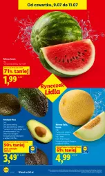 Gazetka promocyjna Lidl - Gazetka ważna od 9.07 do 11.07 - Gazetka - ważna od 11.07 do 11.07.2026 - strona 46 - produkty: Arbuz, Melon