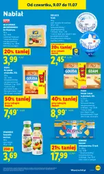 Gazetka promocyjna Lidl - Gazetka ważna od 9.07 do 11.07 - Gazetka - ważna od 11.07 do 11.07.2026 - strona 59 - produkty: Ser, Danone, Kawa, Actimel, Laur, Serek, Bieluch, Pilos, Edam, Smoothie, Gouda