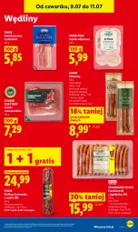 Gazetka promocyjna Lidl - Gazetka ważna od 9.07 do 11.07 - Gazetka - ważna od 11.07 do 11.07.2026 - strona 61 - produkty: Pur, Gra, Szynka wieprzowa, Kiełbasa krakowska, Dulano, Szynka, PIKOK, Boczek, Frankfurterki, Kabanos, Kiełbasa
