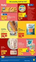 Gazetka promocyjna Lidl - Gazetka ważna od 9.07 do 11.07 - Gazetka - ważna od 11.07 do 11.07.2026 - strona 63 - produkty: Frosta, Por, Grenadier, Paluszki rybne, Sezam, Krewetki, Tuńczyk, Olej