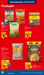 Gazetka promocyjna Lidl - Gazetka ważna od 9.07 do 11.07 - Gazetka - ważna od 11.07 do 11.07.2026 - strona 78 - produkty: Orzeszki, Pestki dyni, Wasa, Orzeszki ziemne