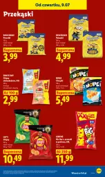 Gazetka promocyjna Lidl - Gazetka ważna od 9.07 do 11.07 - Gazetka - ważna od 11.07 do 11.07.2026 - strona 79 - produkty: Orzeszki, Beskidzki, Chipsy, Chrupki, Pizza, Bazyl, Lorenz, Precelki, Lay’s, Beskidzkie paluszki