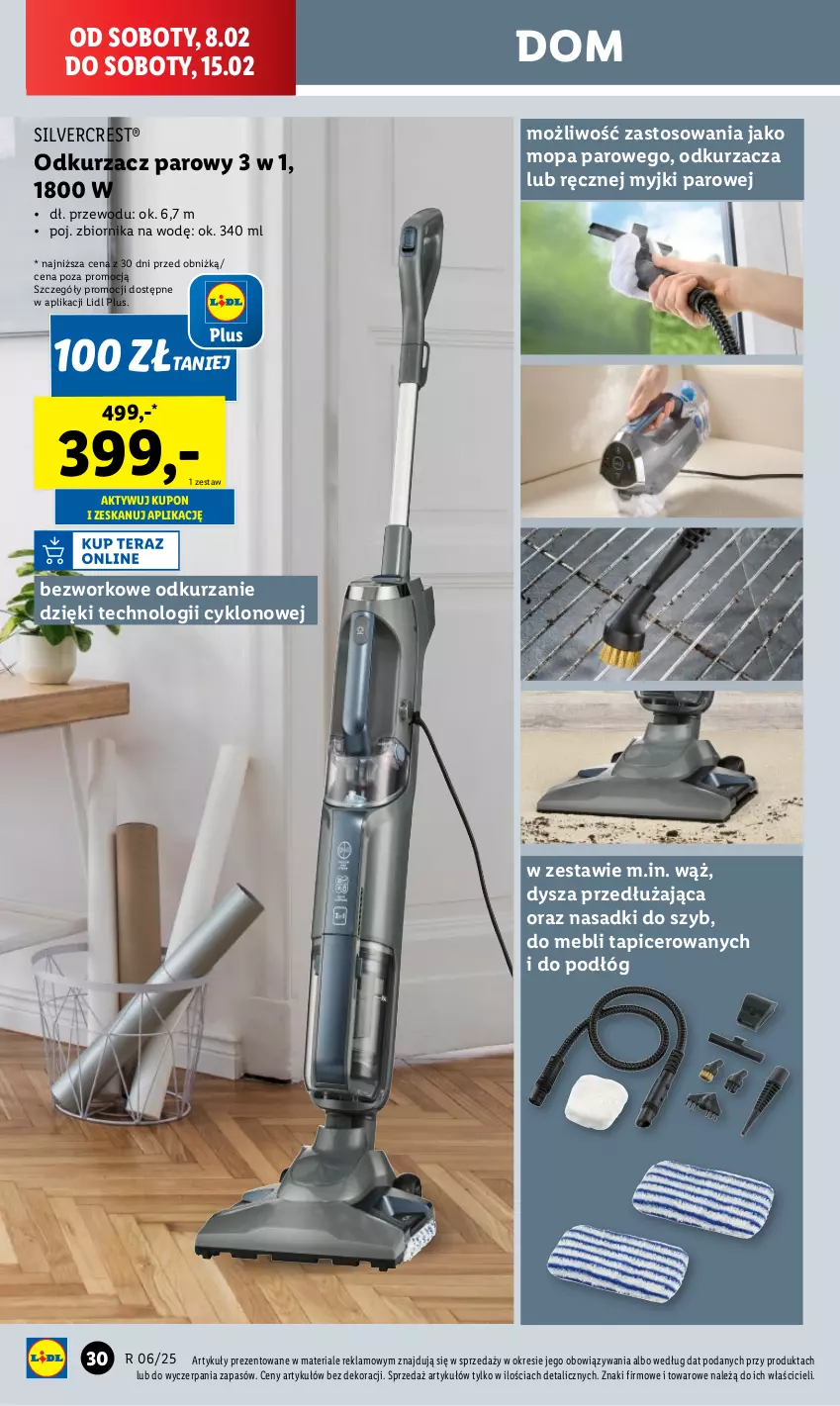 Gazetka promocyjna Lidl - GAZETKA - ważna 03.02 do 08.02.2025 - strona 32 - produkty: Mop, Odkurzacz, Silvercrest