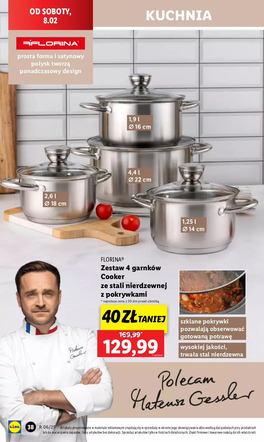 Gazetka promocyjna Lidl - GAZETKA - ważna 03.02 do 08.02.2025 - strona 40 - produkty: Kuchnia, Ser, Sok