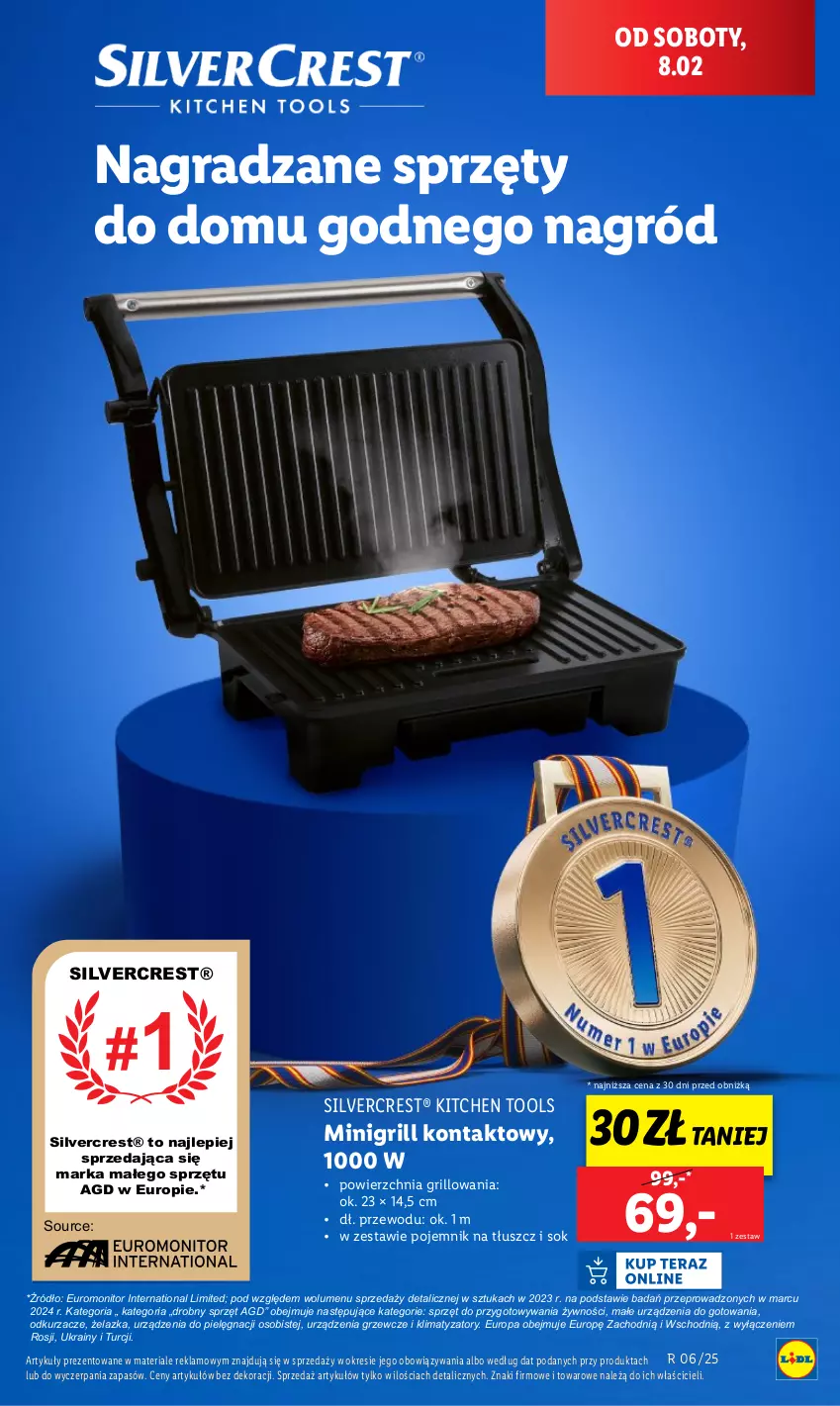 Gazetka promocyjna Lidl - GAZETKA - ważna 03.02 do 08.02.2025 - strona 51 - produkty: Gra, Grill, Grill kontaktowy, Monitor, Odkurzacz, Odkurzacze, Pojemnik, Silvercrest, Sok