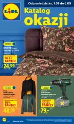 Gazetka promocyjna Lidl - GAZETKA - Gazetka - ważna od 06.09 do 06.09.2025 - strona 1 - produkty: Parkside, Ivar, Pościel, Akumulatorowa wiertarkowkrętark, Kurtka, Wiertarkowkrętarka, Tarka, Wkręt, Kurtka softshell, Wkrętarka, Akumulator