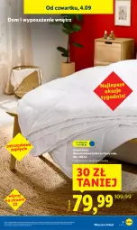Gazetka promocyjna Lidl - GAZETKA - Gazetka - ważna od 06.09 do 06.09.2025 - strona 3 - produkty: Por, Ivar, Kołdra