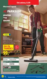 Gazetka promocyjna Lidl - GAZETKA - Gazetka - ważna od 06.09 do 06.09.2025 - strona 36 - produkty: Parkside, Odkurzacz, Ser, Rura, Ogród, Akumulator