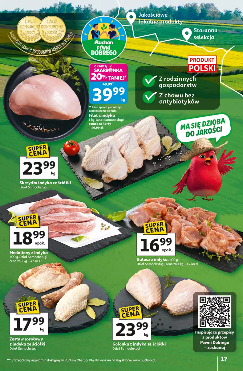 Gazetka promocyjna Auchan - Gazetka 30 Lat Hipermarket Auchan - ważna 26.03 do 30.03.2026 - strona 17 - produkty: Golonka z indyka, Lion