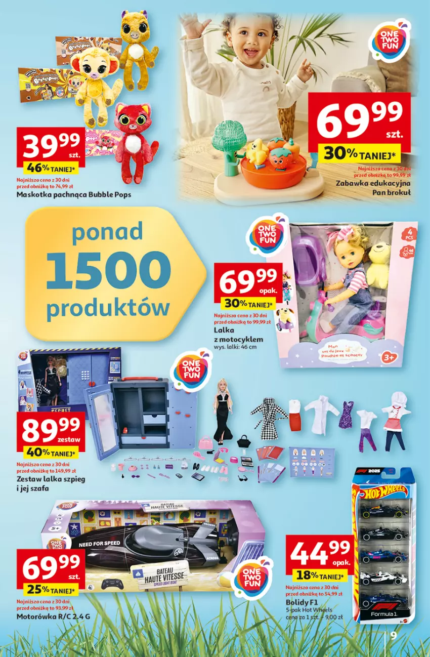 Gazetka promocyjna Auchan - Gazetka 30 Lat Hipermarket Auchan - ważna 26.03 do 30.03.2026 - strona 9 - produkty: Fa, Lalka, Motorówka, Szafa, Zabawka