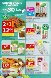 Gazetka promocyjna Auchan - Gazetka 30 Lat Hipermarket Auchan - Gazetka - ważna od 30.03 do 30.03.2026 - strona 20 - produkty: Piec, Polędwica, Krakus, Sok, Salami, Krokiety, Drobimex, Sokołów, Kiełbasa podwawelska, Wawel, Lack, Szynka, Pieprz, Kotlet, Frankfurterki, Kiełbasa biała, Kiełbasa