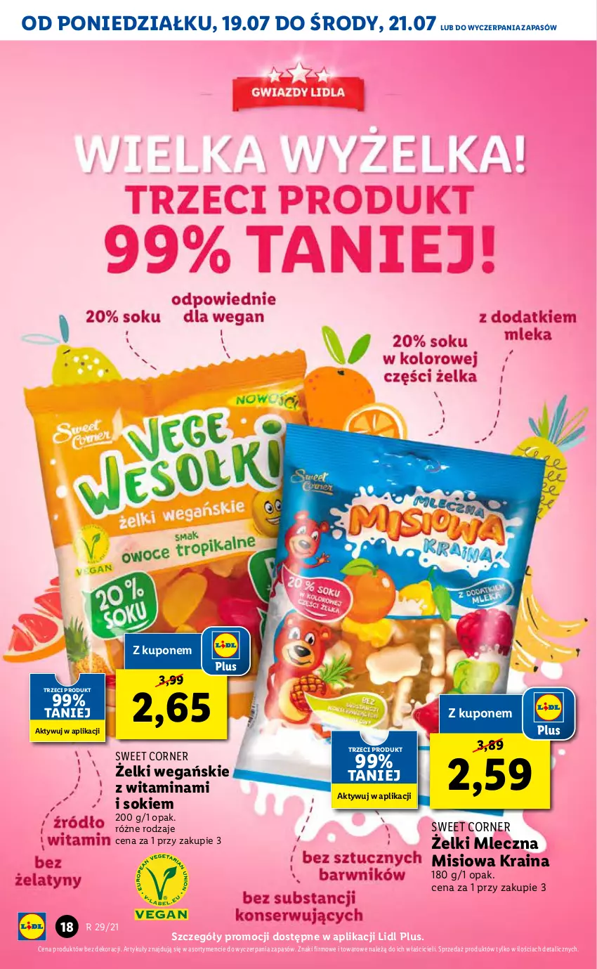 Gazetka promocyjna Lidl - GAZETKA - ważna 19.07 do 21.07.2021 - strona 18 - produkty: Sok