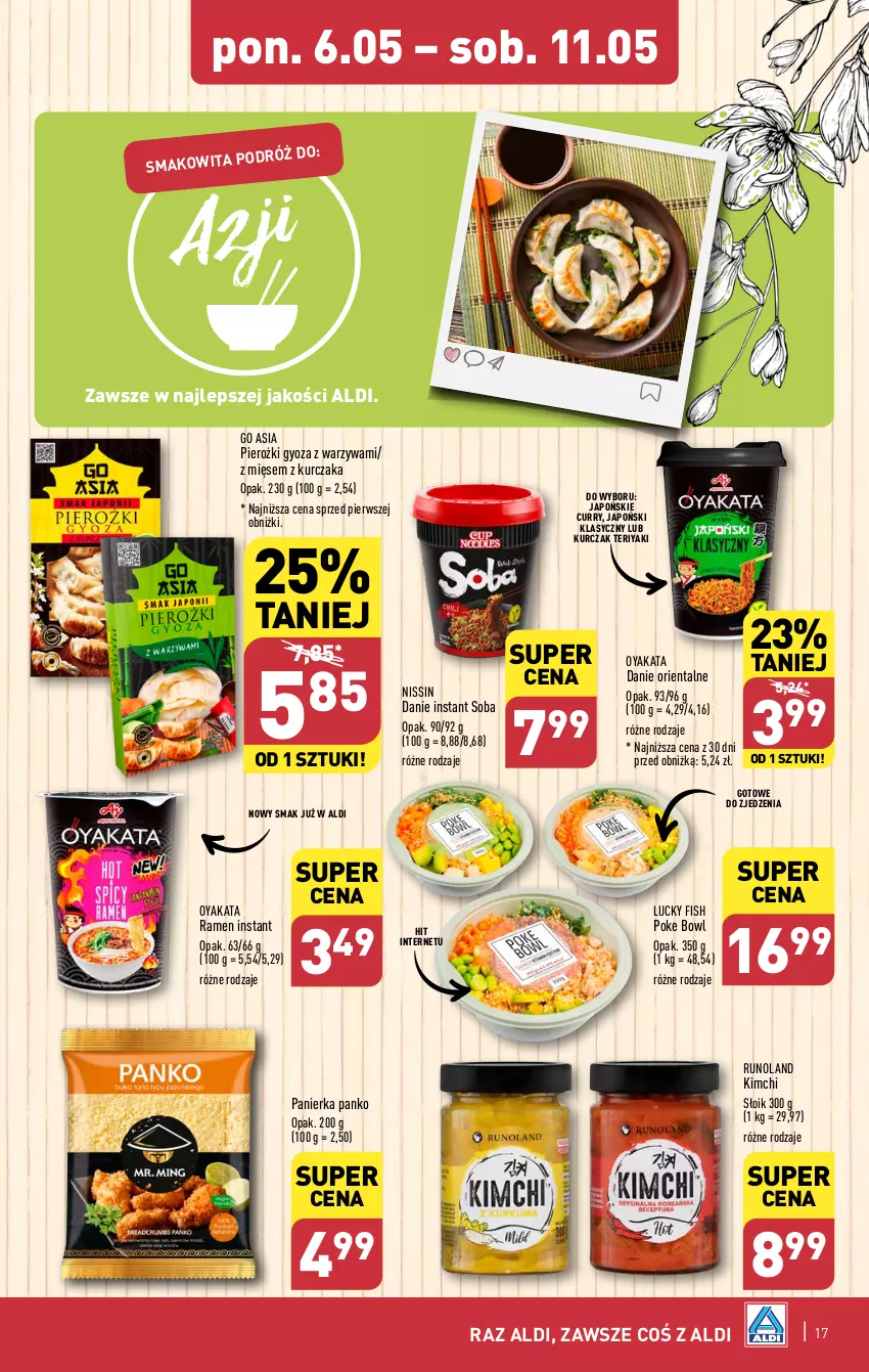 Gazetka promocyjna Aldi - Pełna oferta - ważna 06.05 do 11.05.2024 - strona 17 - produkty: Kurczak, Runoland, Smakowita, Warzywa