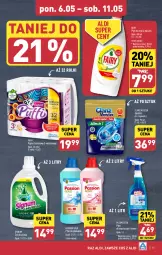 Gazetka promocyjna Aldi - Pełna oferta - Gazetka - ważna od 11.05 do 11.05.2024 - strona 15 - produkty: Puf, Do mycia naczyń, Papier, Tablet, Płyn do mycia naczyń, Papier toaletowy, Płyn do płukania, Rolki, Putzmeister, Fairy, Płyn do mycia, Zmywarki, Tabletki do zmywarki, Fa