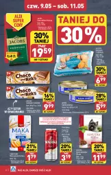 Gazetka promocyjna Aldi - Pełna oferta - Gazetka - ważna od 11.05 do 11.05.2024 - strona 22 - produkty: Piwa, Piwo, Gra, Kawa mielona, Kawa, Warka, Sanki, Mąka, Czekolada, Szprot, Mąka pszenna, Jacobs, Kokos