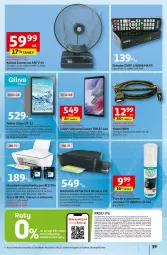 Gazetka promocyjna Auchan - Gazetka Rewelacyjnie małe CENY! Hipermarket Auchan - Gazetka - ważna od 13.09 do 13.09.2023 - strona 39 - produkty: Tablet, Kosz, Tusz, Skaner, Urządzenie wielofunkcyjne, Drukarka, Bateria, Samsung, Gala, Oreo, HP, Fa