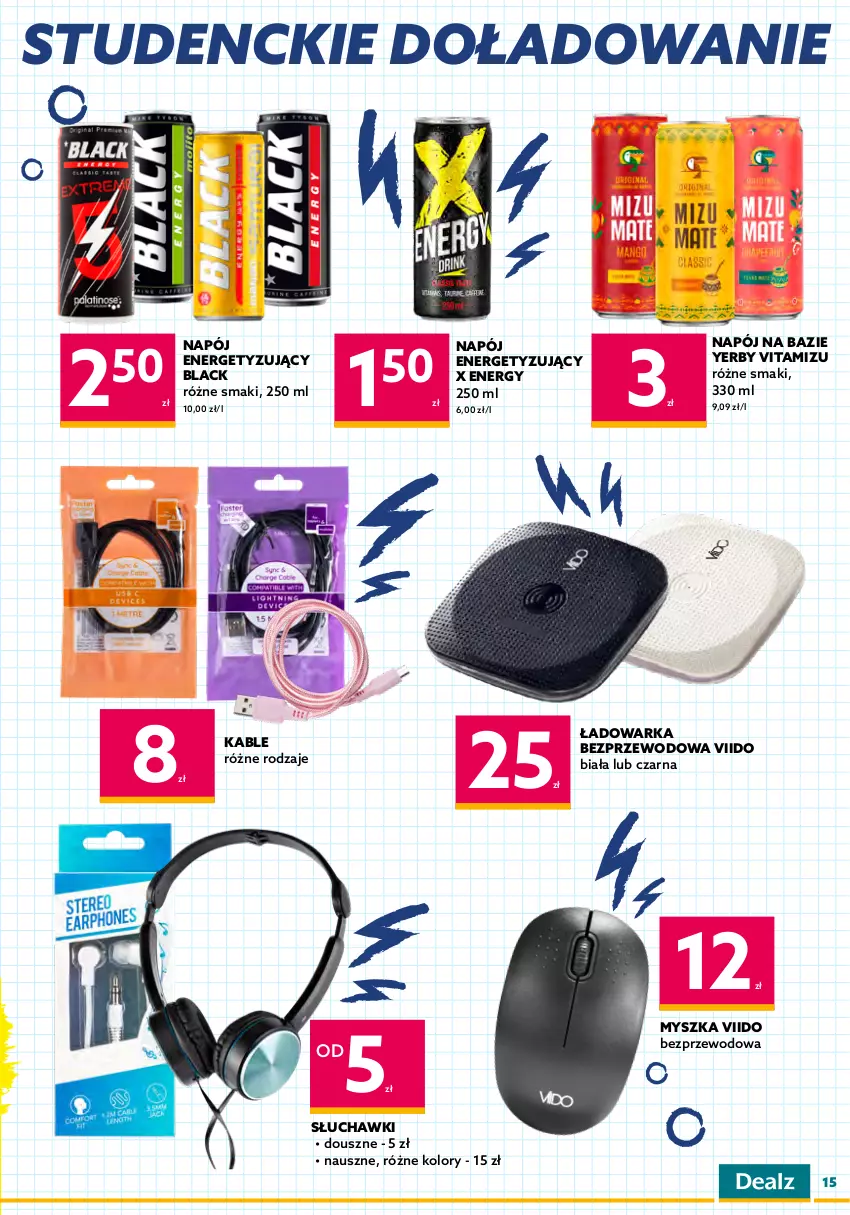 Gazetka promocyjna Dealz - NOWA GAZETKAWielkie Oszczędzanie! - ważna 05.10 do 18.10.2022 - strona 15 - produkty: BIC, Długopis, Kosz, Lack, Mysz, Napój, Papier, Papier do ksero, Pojemnik, Ser, Słuchawki, Warka