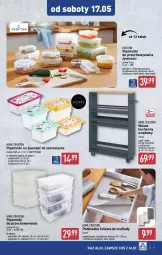 Gazetka promocyjna Aldi - Artykuły przemysłowe i tekstylia - Gazetka - ważna od 17.05 do 17.05.2025 - strona 9 - produkty: Por, Pojemnik, Podkładka, Wózek, Olej, Podkład, Fa