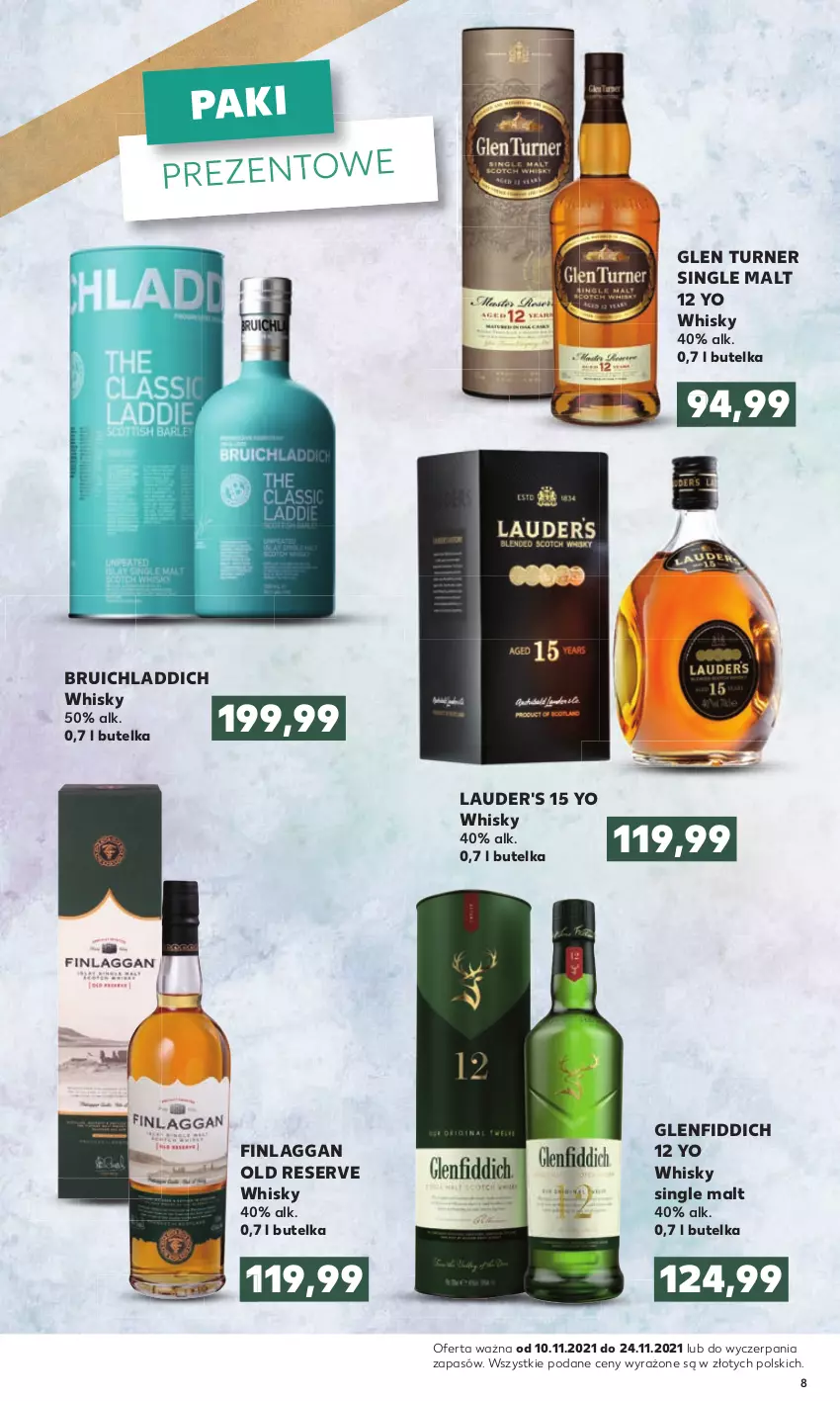 Gazetka promocyjna Kaufland - Oferta specjalna - ważna 10.11 do 24.11.2021 - strona 8 - produkty: Lauder's, Ser, Whisky