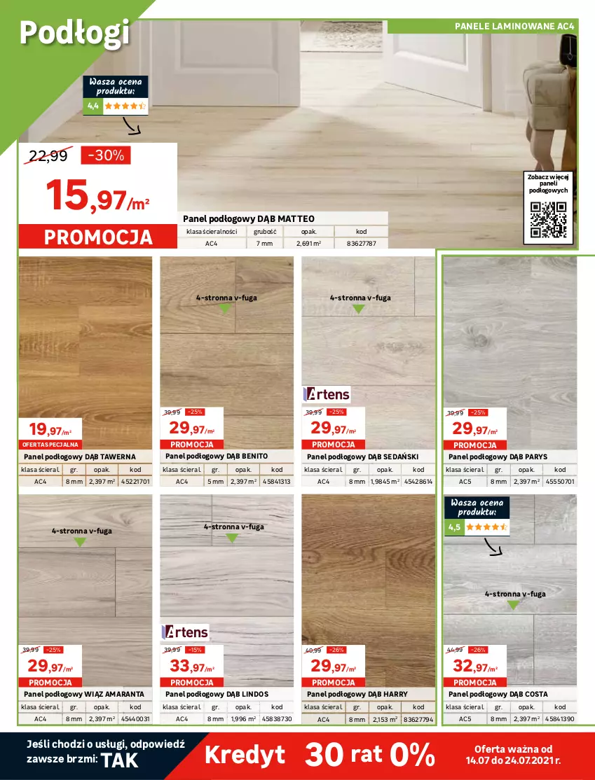 Gazetka promocyjna Leroy Merlin - Nowa Podłoga - ważna 14.07 do 03.08.2021 - strona 2 - produkty: Dulux, Dywan, Fa, Kosz, Panel podłogowy, Pokrywa