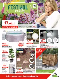 Gazetka promocyjna Leroy Merlin - Nowa Podłoga - Gazetka - ważna od 03.08 do 03.08.2021 - strona 19 - produkty: Krzesło ogrodowe, Ser, Gin, Gry, Słupek, Stół, Sofa, Markiza, Kosz, Parasol, Krzesło, Fotel, Grill, Poduszka, Lampa, Ogród, Parawan plażowy, Grill gazowy, Pokrywa, Lampa wisząca, Fa