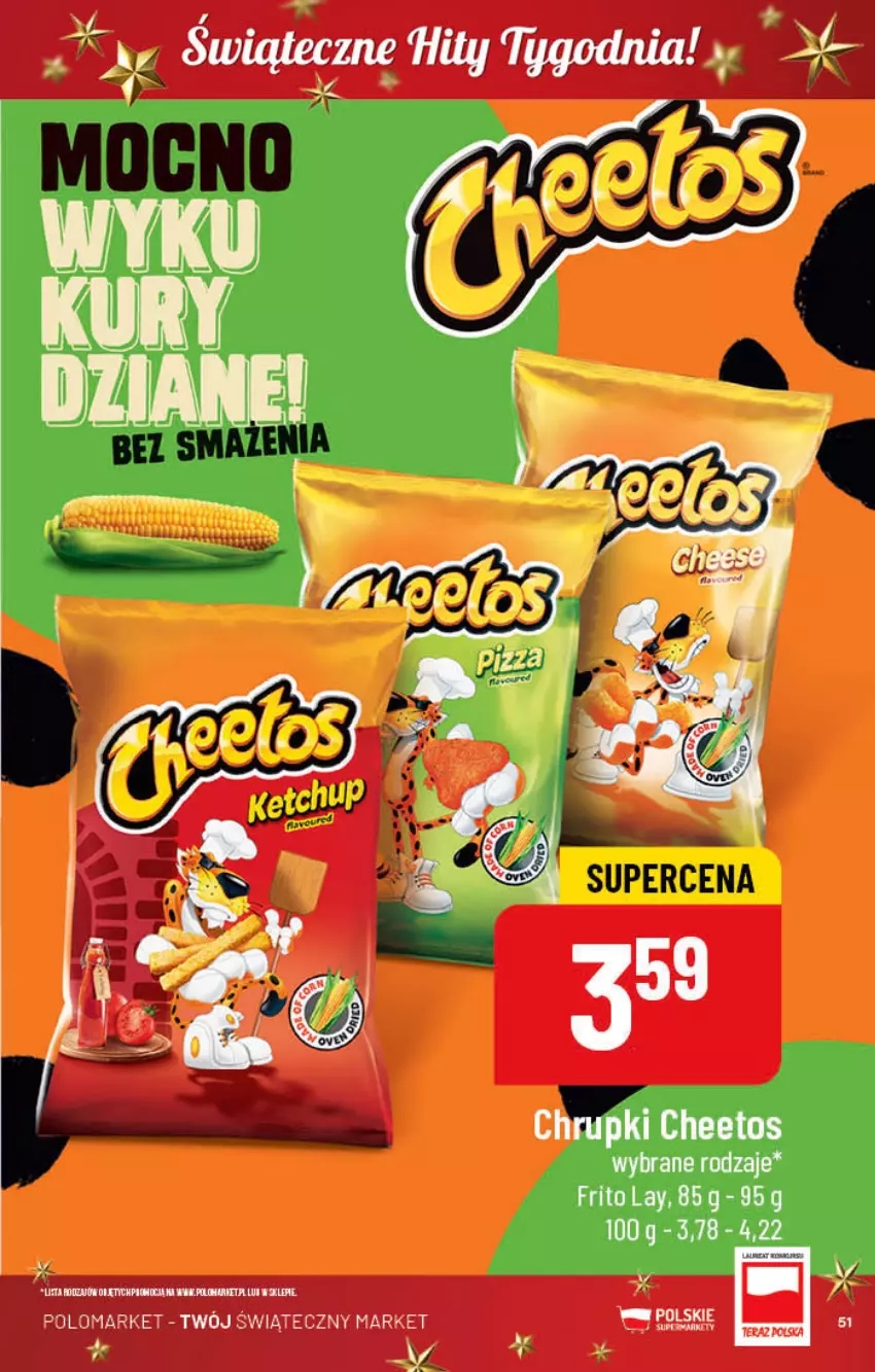 Gazetka promocyjna PoloMarket - Gazetka pomocyjna - ważna 21.12 do 27.12.2022 - strona 51 - produkty: Cheetos, Chrupki, HP