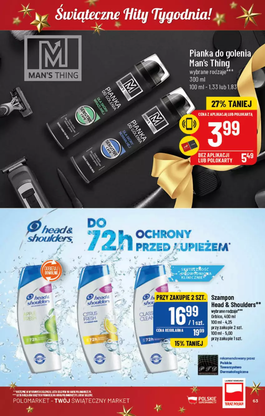 Gazetka promocyjna PoloMarket - Gazetka pomocyjna - ważna 21.12 do 27.12.2022 - strona 63 - produkty: BIC, Pianka do golenia, Szampon