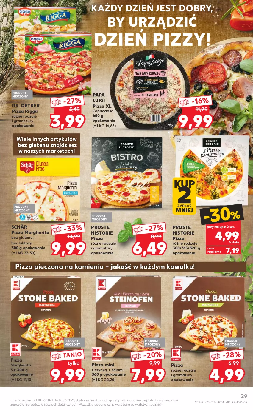 Gazetka promocyjna Kaufland - OFERTA TYGODNIA - ważna 10.06 do 16.06.2021 - strona 29 - produkty: Dr. Oetker, Gra, Kawa, Piec, Pizza, Pizza margherita, Rama, Salami