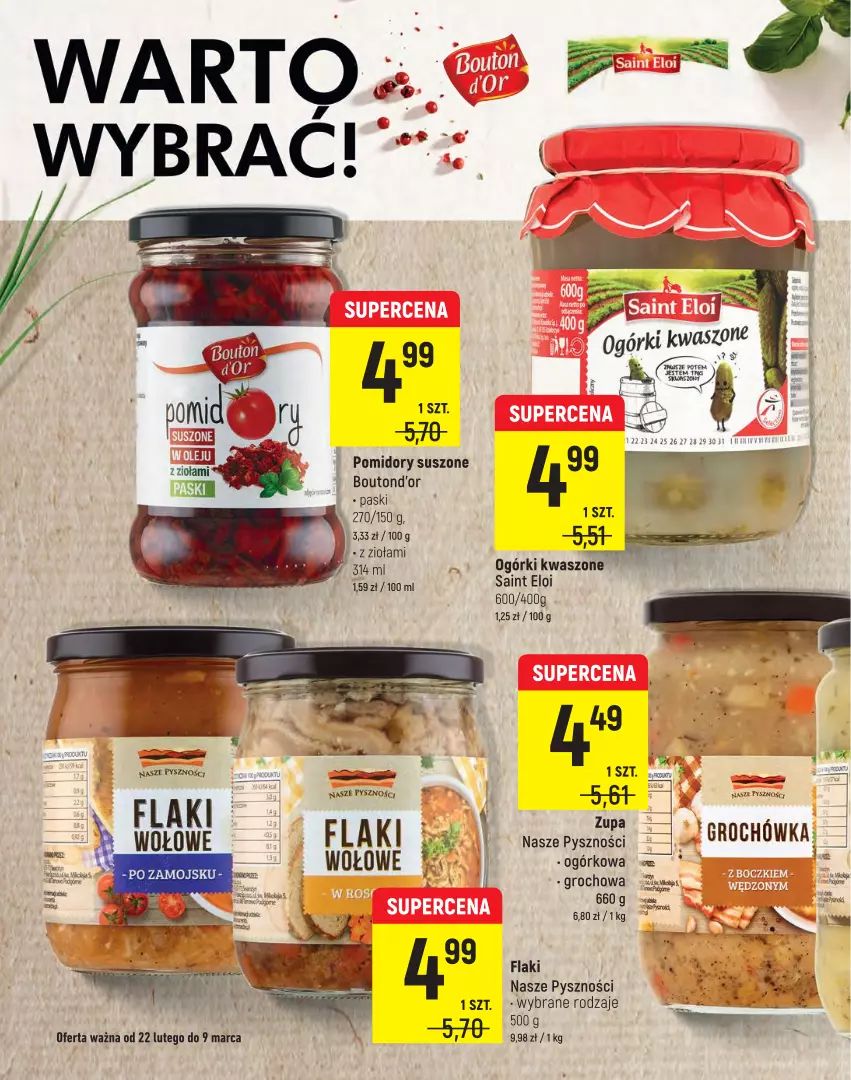 Gazetka promocyjna Intermarche - ważna 22.02 do 09.03.2022 - strona 8 - produkty: Flaki, Groch, Pomidory