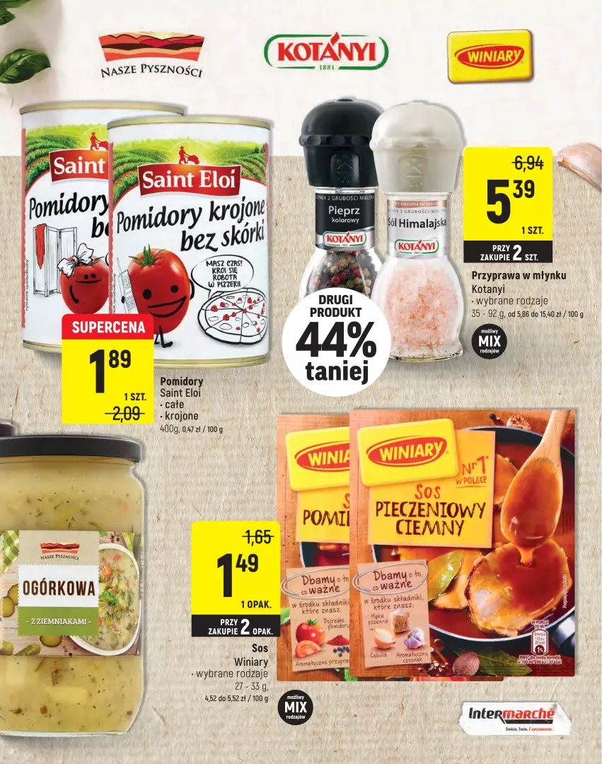 Gazetka promocyjna Intermarche - ważna 22.02 do 09.03.2022 - strona 9 - produkty: Piec, Pomidory, Winiary