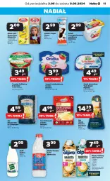 Gazetka promocyjna Netto - Artykuły spożywcze - Gazetka - ważna od 08.06 do 08.06.2024 - strona 11 - produkty: Mozzarella, Ser, Gra, BIC, Danone, Twaróg, Królewski, Piątnica, Jogurt, Président, Napój roślinny, Twaróg delikatny, Mlekovita, Robico, Rolmlecz, Tera, Serek homogenizowany, Serek, Aksam, Twój Smak, Alpro, Napój, Kefir, Kinder, Kokos, Mleko