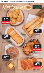 Gazetka promocyjna Netto - Artykuły spożywcze - Gazetka - ważna od 08.06 do 08.06.2024 - strona 24 - produkty: Piec, Pasztecik z pieczarkami, Bagietka, Pizza, Pieczarka, Rogal, Półbagietka, Chleb, Bułka